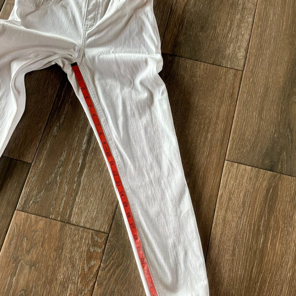 Spanx ankle white stretch heavyweight leggings style 20114R Size Medium - Picture 5 of 13